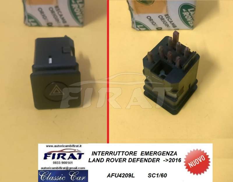 INTERRUTTORE EMERGENZA LAND ROVER DEFENDER ->16 (AFU4209L)